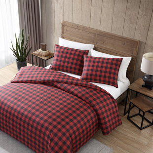 plaid bedding